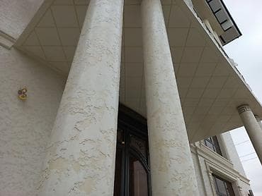 итальянское серебро: Ремонт фасада, Фасадный декор | Жидкий травертин Больше 6 лет опыта — 5