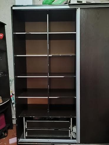 раскладной диван софа: Шкаф купе, Б/у, С зеркалом, ЛДСП — 3