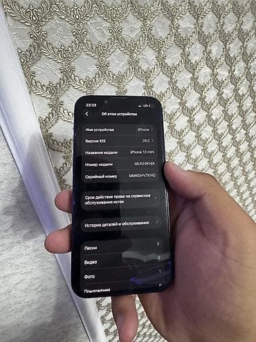 another 13: IPhone 13 mini, Б/у, 128 ГБ, Синий, Защитное стекло, Чехол, 98 % — 5