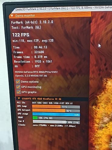 9070 xt: Видеокарта для ПК, Б/у, Gigabyte, GeForce RTX, 8 ГБ — 6