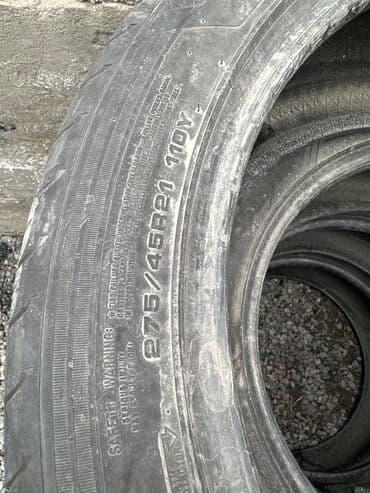 японские шины: Шины 275 / 45 / R 21, Лето, Б/у, Комплект, Легковые, Япония, GoodYear — 3