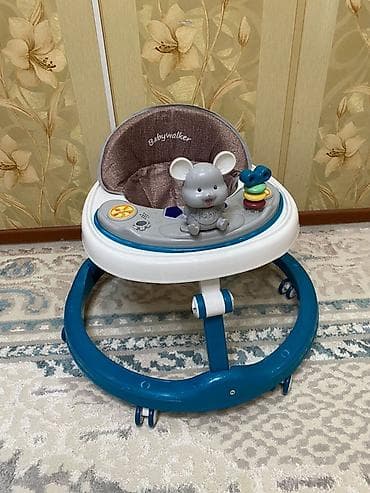quick push pop it: Детские ходунки Babywalker МУЗЫКАЛЬНАЯ - Круглая устойчивая база с — 1