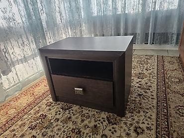 Вешалки: Прикроватная тумба, Без зеркала, цвет - Коричневый, ЛДСП, Самовывоз — 6