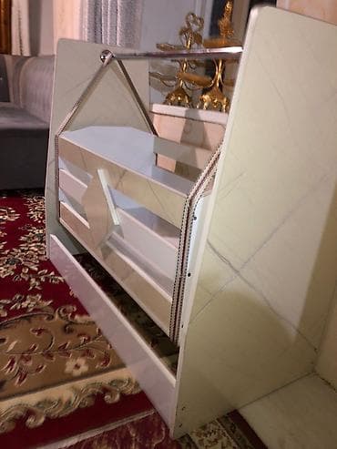 Мебель: Люлька, Качалка, МДФ, цвет - Белый — 1