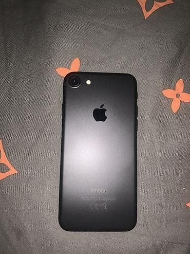 купить айфон 7 новый оригинал: IPhone 7, Б/у, 128 ГБ, Черный, Защитное стекло, Чехол, 100 % — 1