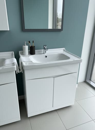 мойка со шкафом на кухню: Шкаф для ванной, Без зеркала — 1