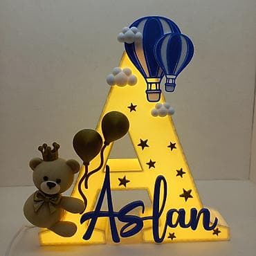 Жарык кылуу: ✨ Именной ночник-буква ✨ Стильный светильник с именем — идеальное — 3