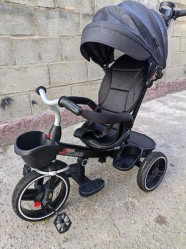 Коляска, Stokke, цвет - Черный, Новый, Самовывоз