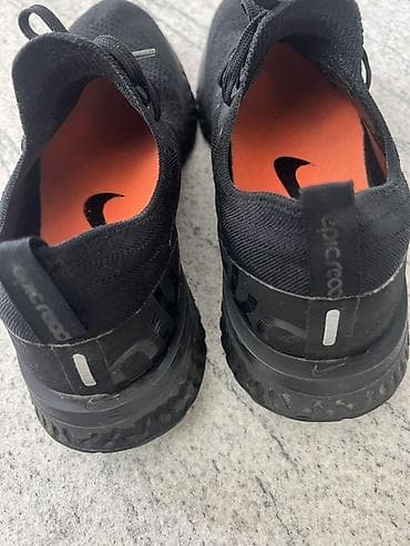 nike react hyperset: Кроссовки Nike Epic React Flyknit, черные - Модель: Nike Epic React — 4
