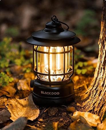 BLACK DOG Candlelight Retro Camping Lamp — портативный ретро-фонарь с — 5