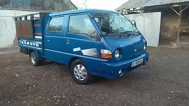 палатки для авто: Hyundai Porter (двухрядная кабина), синий, малотоннажный грузовик — 2