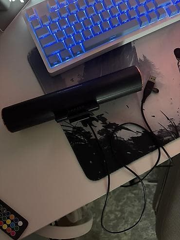 калонка с микрофоном: Компактная саундбар-колонка для монитора/ПК
Прикрепляется на монитор — 2