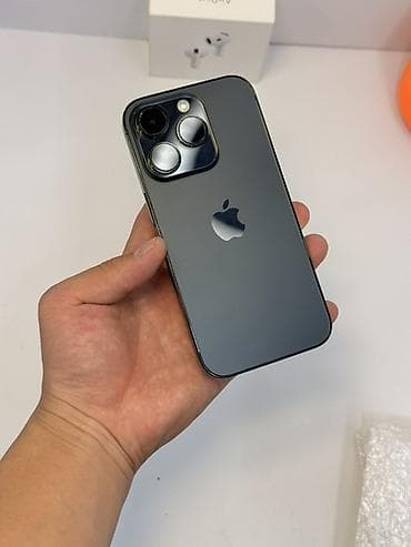 mini 4 pro: IPhone 14 Pro, 128 ГБ, Черный, Наушники, 76 % — 1