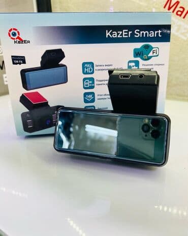 зеркало видеорегистратор антирадар камера парктроник: KazEr Smart WiFi и Dual Wifi- однокамерные и двухкамерные модели — 3