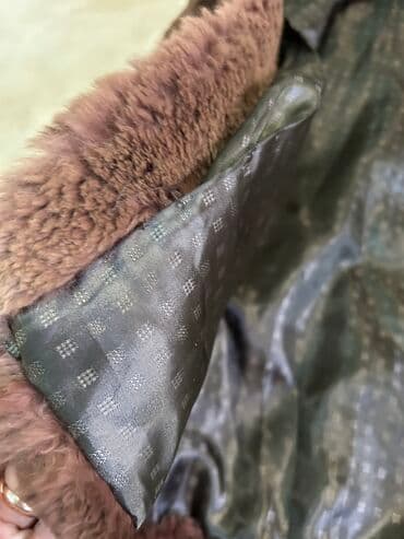 шуба кроликовая: Шуба, Короткая модель, Индия, С капюшоном, M — 8