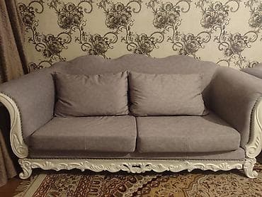 Офисная мебель: Комплект мягкой мебели, цвет - Серый — 3