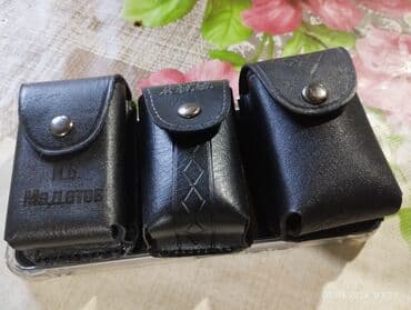 чехлы для очков: Чехол для автоключа натуральная кожа Наременный На кнопке ручная — 4