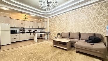 квартира сдаю пишпек: 2 комнаты, С мебелью полностью — 3