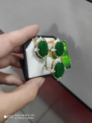 эксклюзивные свадебные пригласительные: Набор украшений, Проба 925, Женские, Новый — 3