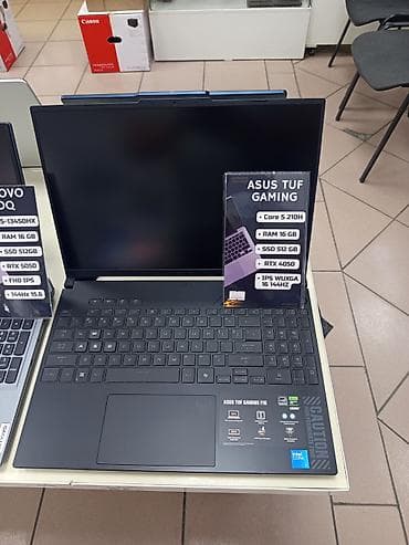 Игровой ноутбук ASUS TUF Gaming F16 - Экран 16", IPS WUXGA (16:10)