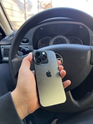 кадамжай айфон: IPhone 14 Pro, Колдонулган, 256 ГБ, Кара, 92 % — 1