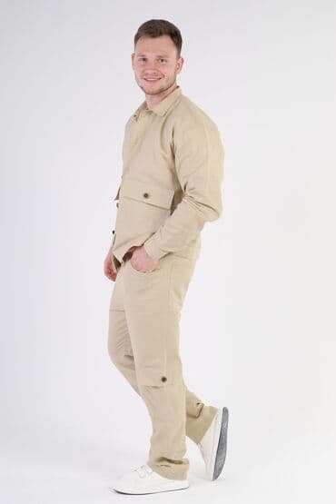 брендовые мужские спортивные костюмы из турции: Liwali Турция весенняя двойка, ткань лён Новое поступление. Модель — 1