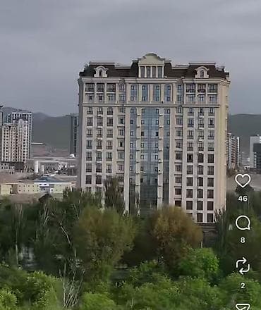 купить бишкек: 2 комнаты, 80 м², Элитка, 13 этаж, Дизайнерский ремонт — 2