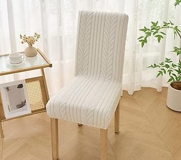 чехлы на стулья: Продаются Чехлы на стулья с высокой спинкой - Эластичные — 4