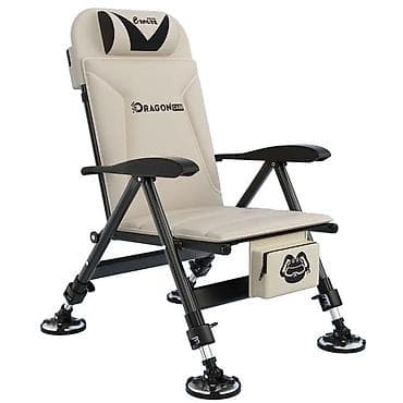 Офисная мебель: Походный складной стул, Новый, Железо, цвет - Бежевый — 1