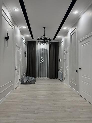 теплые шторы: Комплект штор, Блэкаут, С тюлем в комплекте, Изготовление на заказ, Для зала — 3