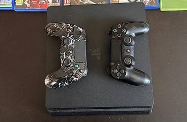 nintendo wii u: Sony PlayStation 4 Slim (PS4 Slim) с двумя беспроводными контроллерами — 2