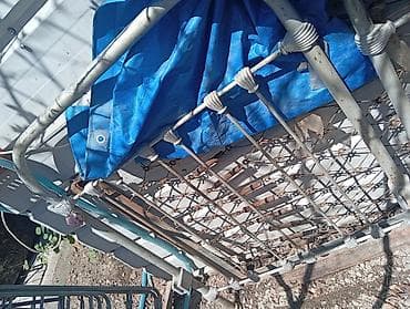 б у двухъярусные кровати детские: Металлическая кровать с пружинным основанием (ретро/винтаж) - Каркас — 2