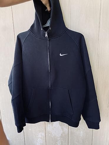 Толстовки: Nike x Supreme зипка спортивка Чёрный цвет, размер L на рост 173-174 — 6