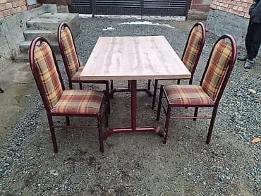 швейный стул: Кухонный стол и стул, цвет - Коричневый — 2