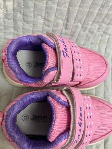 спортивные костюмы для девочек: Детские кроссовки для девочки - Цвет: розовый с сиреневой подкладкой — 5