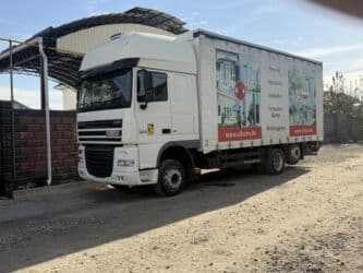 купить полуприцеп тентованный: Грузовик, DAF, Дубль, Б/у — 1