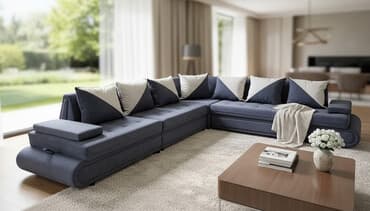 Угловой диван, С ящиками, Трехместный at lalafo.kg Угловой диван, С ящиками, Трехместный