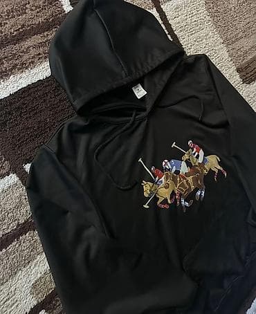 Мужская толстовка, M, L, Polo Ralph Lauren, Новый, цвет - Черный, Самовывоз, Платная доставка