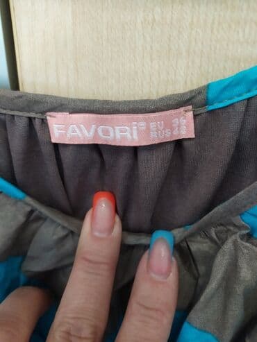 платье в горошек большого размера: S (36), M (38), цвет - Серый — 3