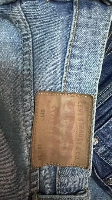 Джинсы: Мужские джинсы, LeviS, Б/у, цвет - Синий — 3