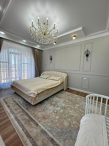 Квартиры: 4 комнаты, 130 м², Ак-Кеме (старый аэропорт) Элитка, 2 этаж, Дизайнерский ремонт — 3