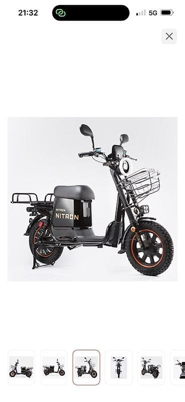 bws samurai: Электроскутер NITRON (городской/карго) Компактный электрический — 3