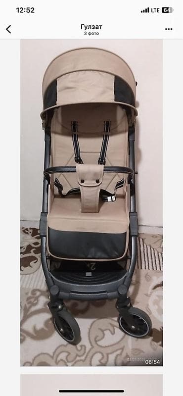 the nort face: Прогулочная коляска-трость, бежевый цвет. Особенности: - Легкая — 3