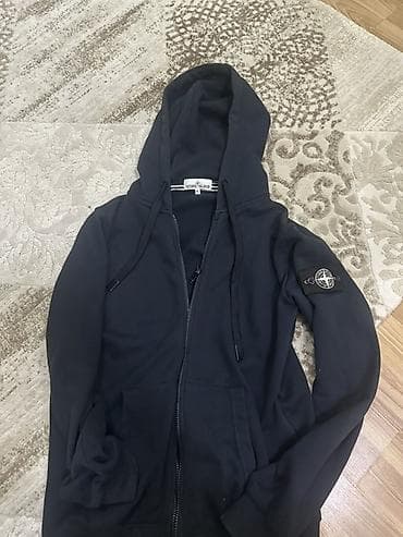 Жеке буюмдар: Толстовка на молнии с капюшоном Stone Island - Цвет — 1