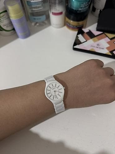 золотой перстень: Классические часы часы, Rado, Керамика, Китай, Водонепроницаемые, Женские — 3