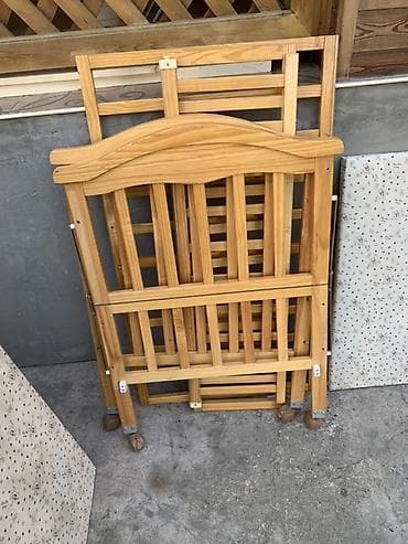 приставная кроватка купить: Манеж-кровать, Раскладной, Дерево — 2