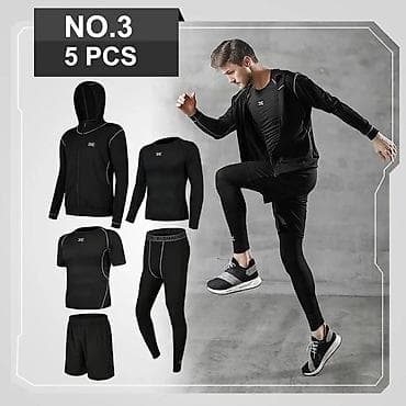 лосина: Спортивный комплект 5в1 Рашгард рашгарды спортивный костюм -рашгард с — 1