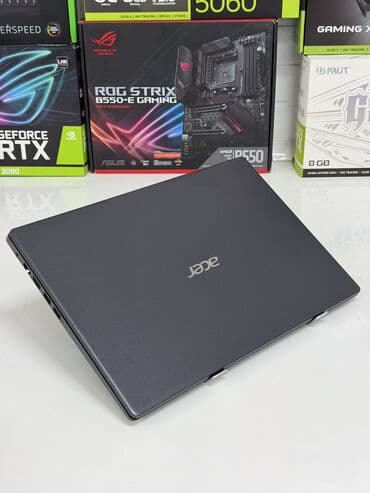 Электрондук китептер: Ноутбук, Acer, 8 ГБ ОЭТ, AMD Ryzen 3, 15.6 ", Жаңы, Татаал эмес тапшырмалар үчүн, эс тутум SSD — 3