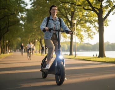 купить трехколесный электровелосипед для взрослых бу: Электросамокат, Б/у — 1