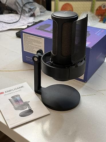 Техника и электроника: Микрофон Fifine AMPLIGAME A8 (Black) — серия FIFINE RGB MIC Почти — 4